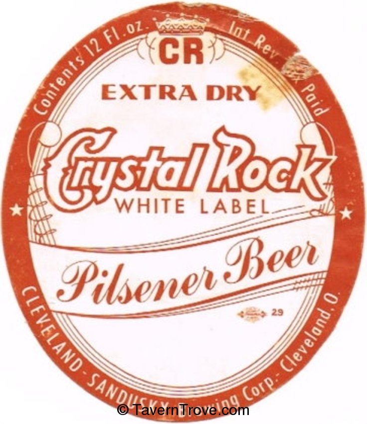 Crystal Rock White Label Beer