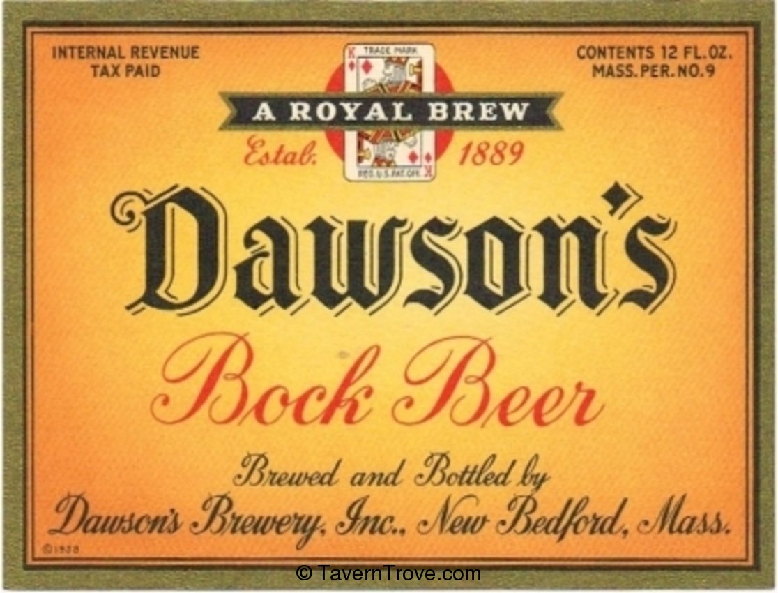 Dawson's Bock Beer 