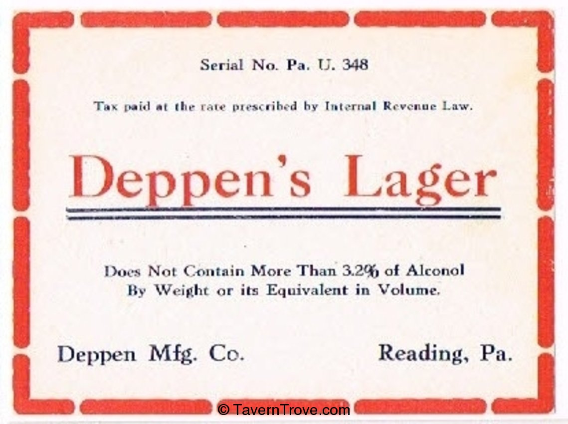 Deppen's Lager Beer