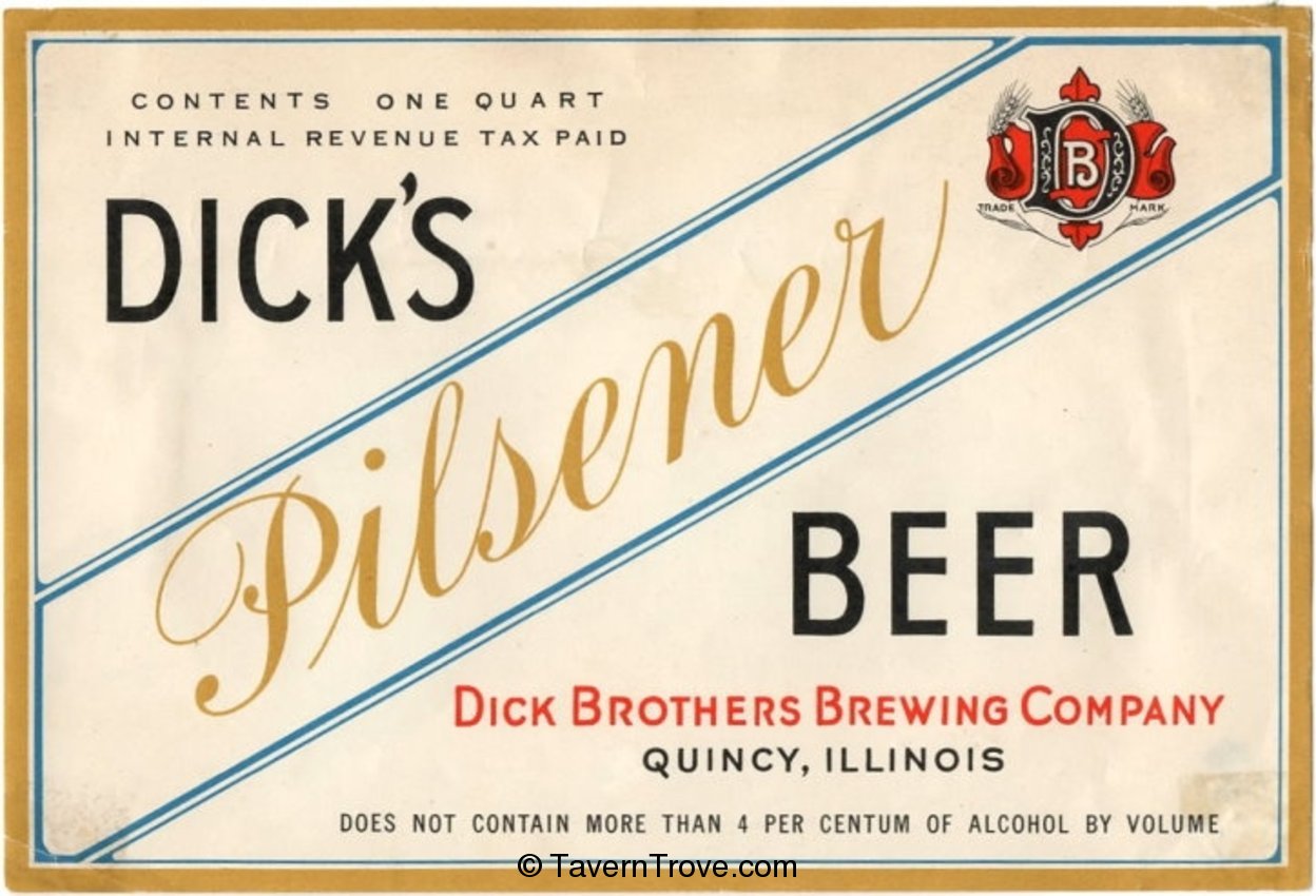 Dick's Pilsener Beer