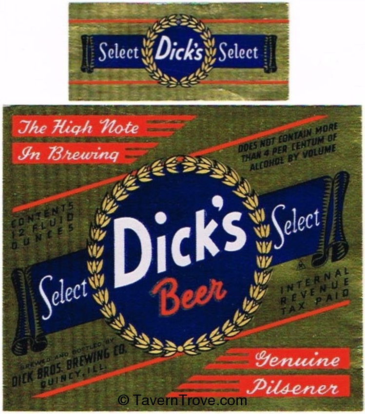 Dick's Select Beer 