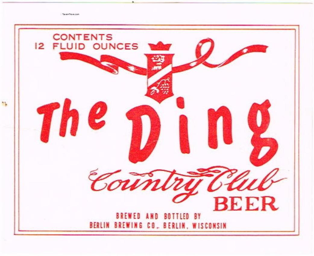 Ding Country Club Beer