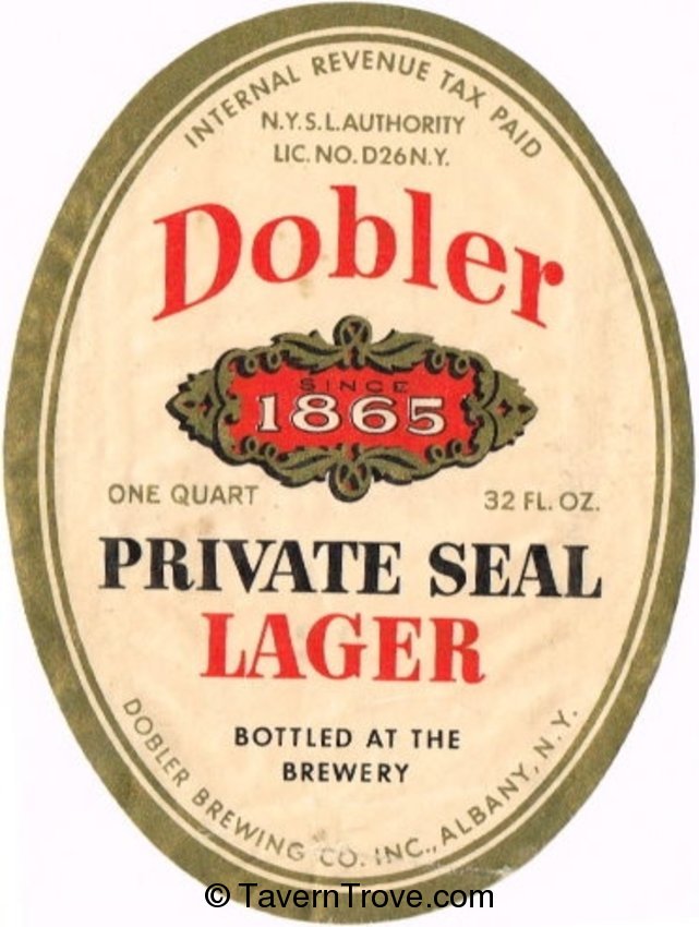 Dobler Private Seal Lager Beer 