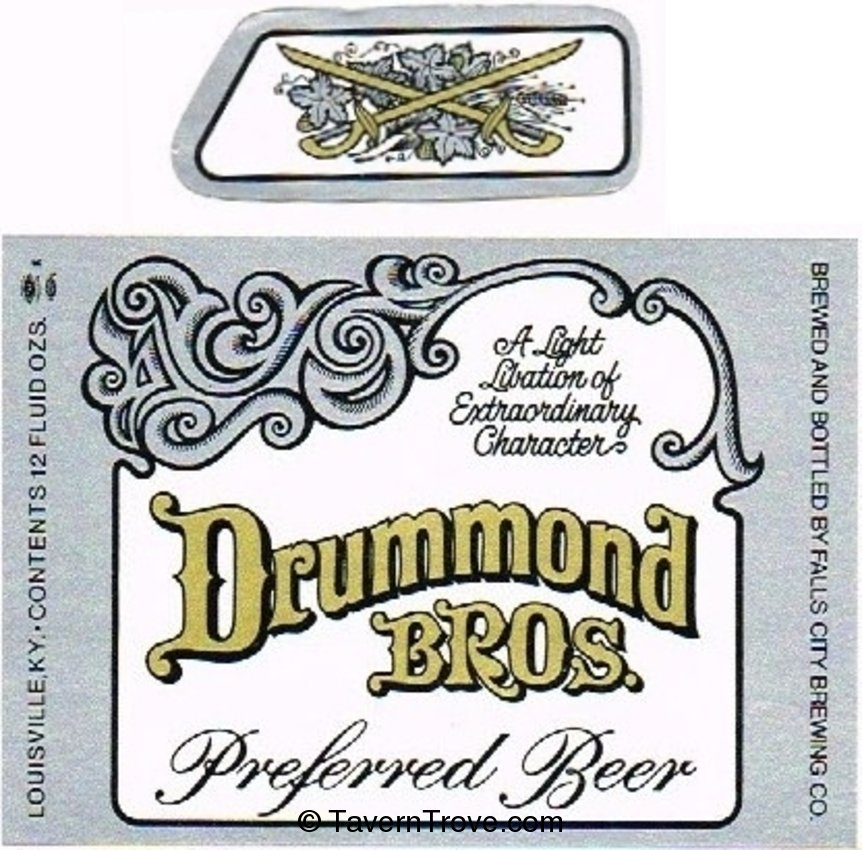 Drummond Bros. Preferred Beer 