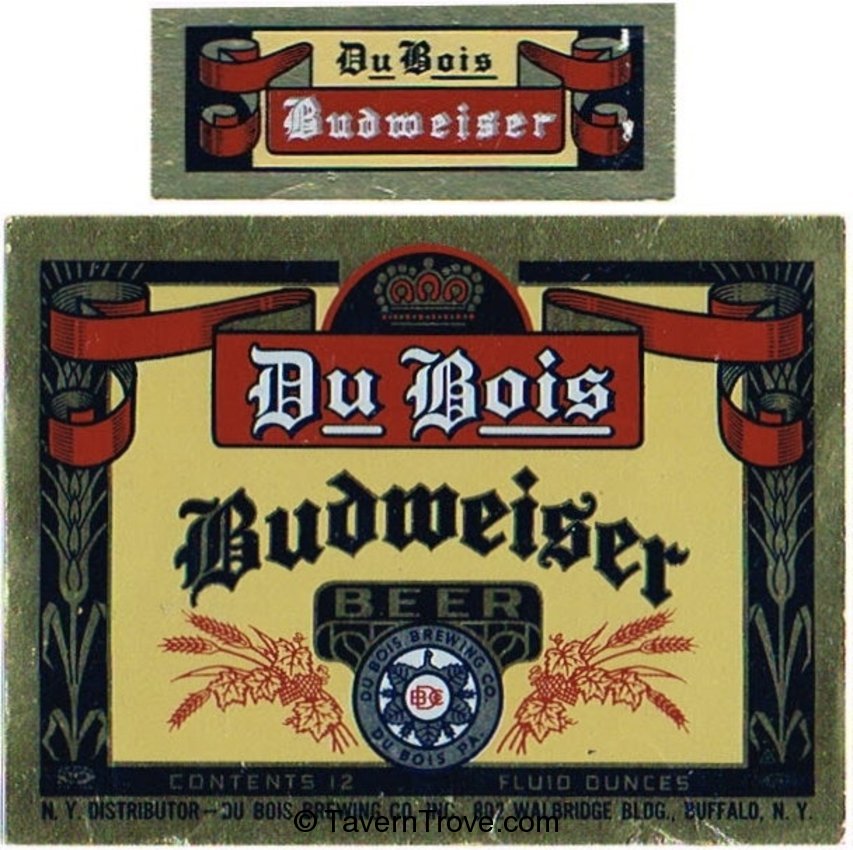 Du Bois Budweiser Beer 