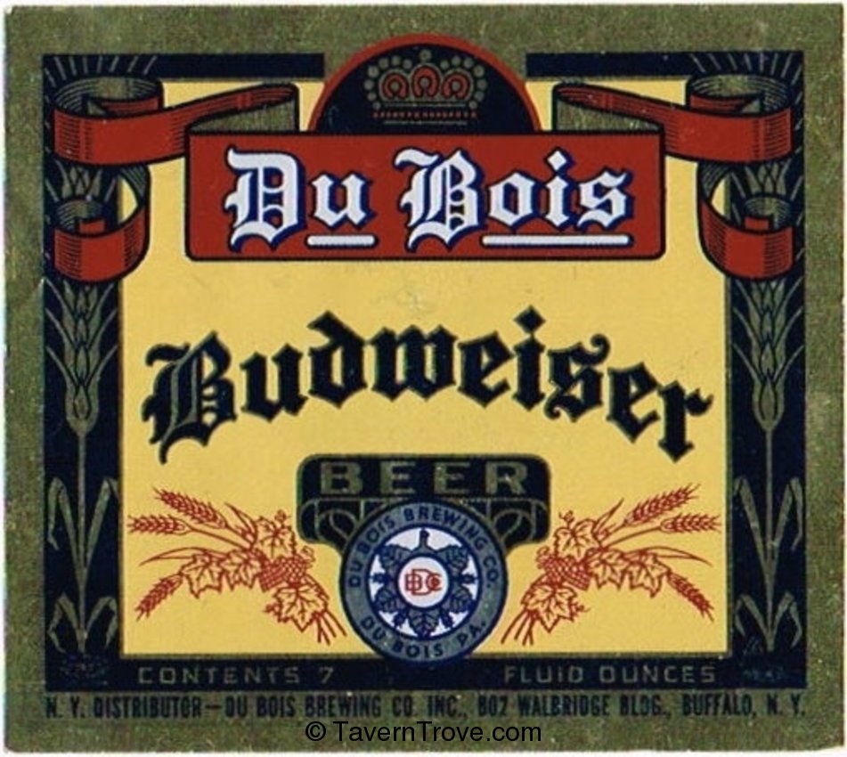 Du Bois Budweiser Beer 