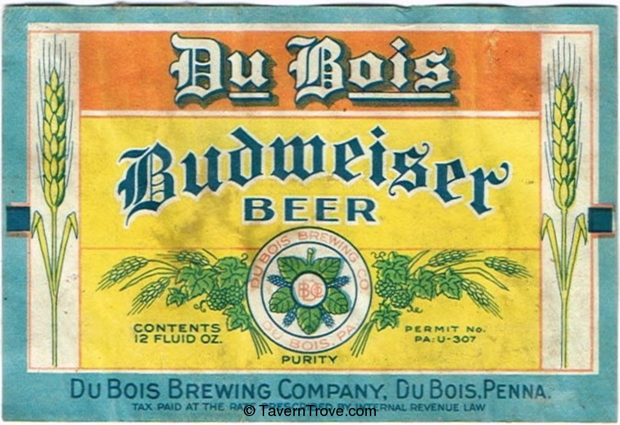 Du Bois Budweiser Beer 