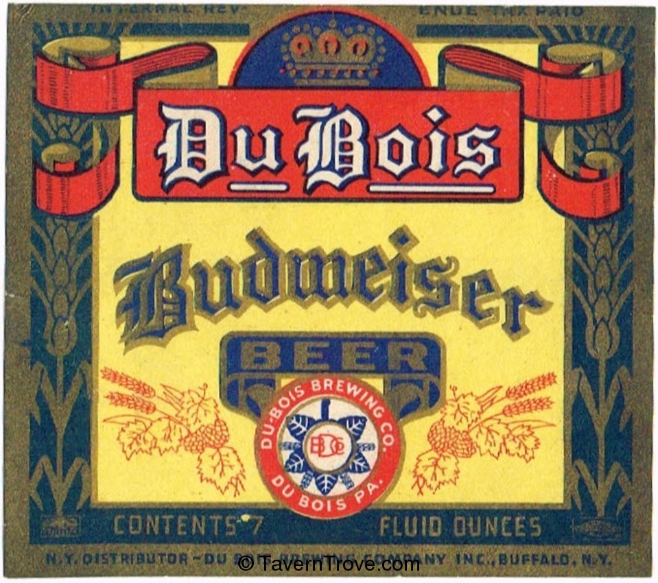 Du Bois Budweiser Beer