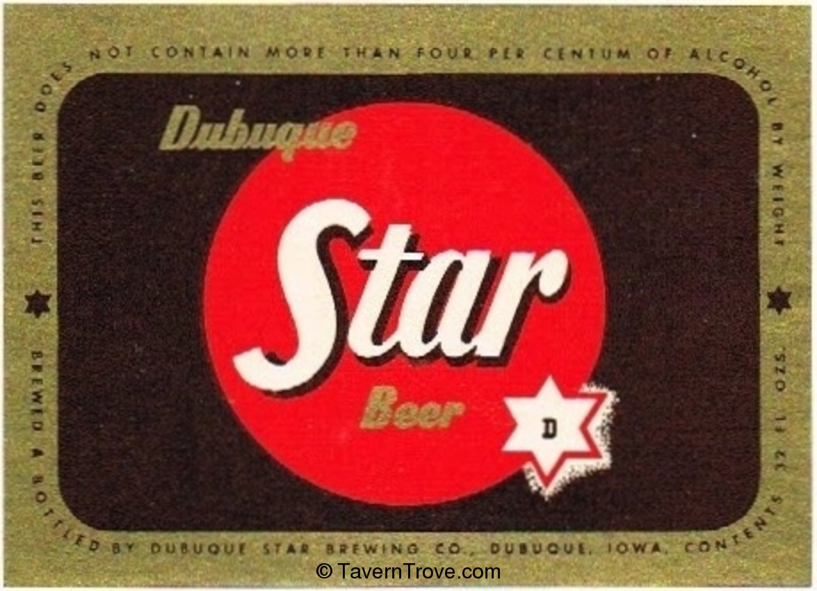 Dubuque Star Beer 