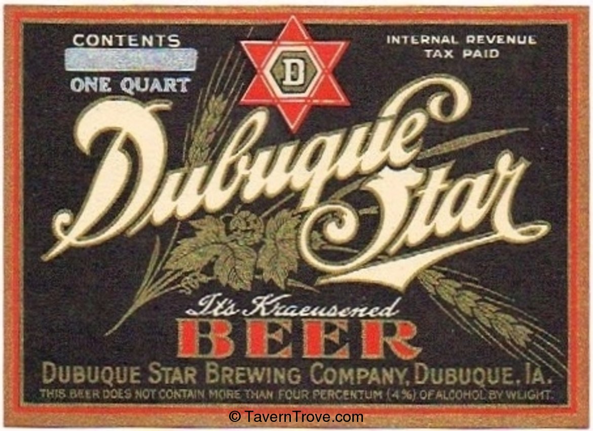 Dubuque Star Beer