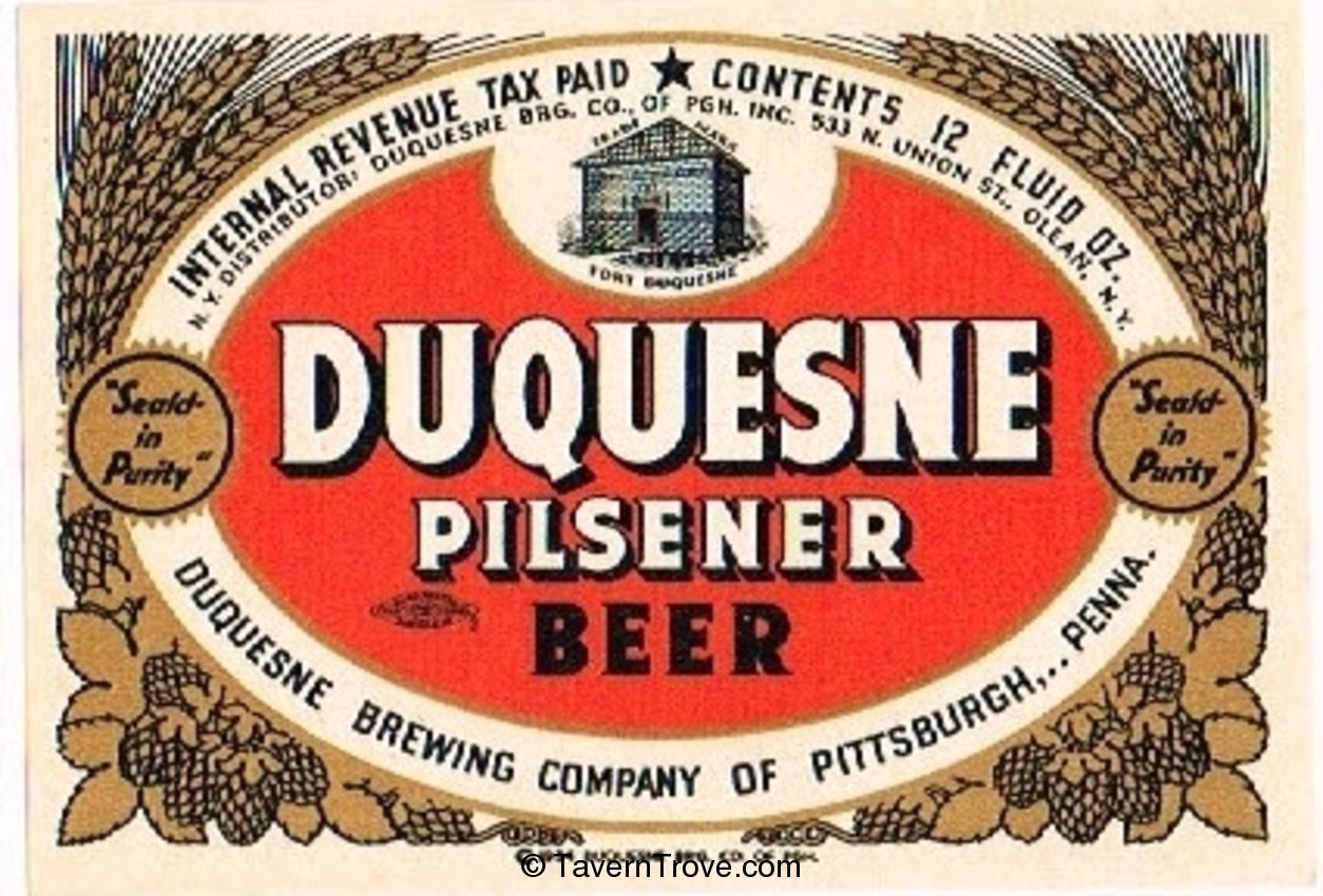 Duquesne Pilsener Beer