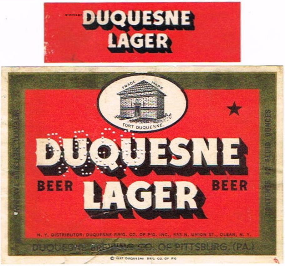 Duquesne Lager Beer