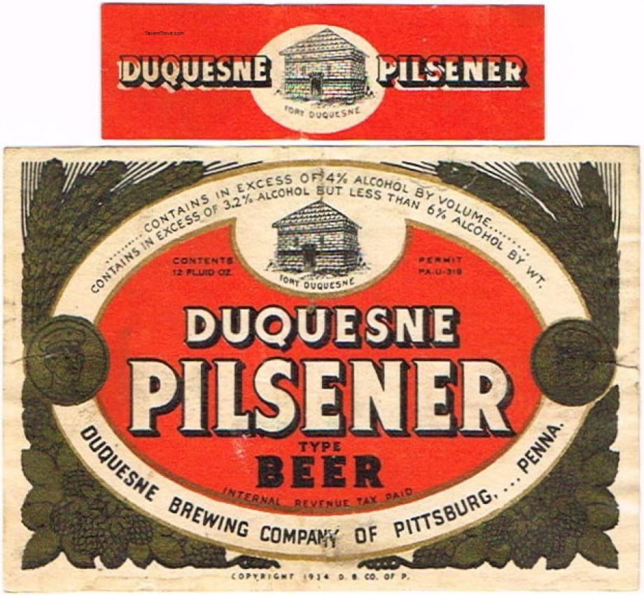 Duquesne Pilsener Type Beer