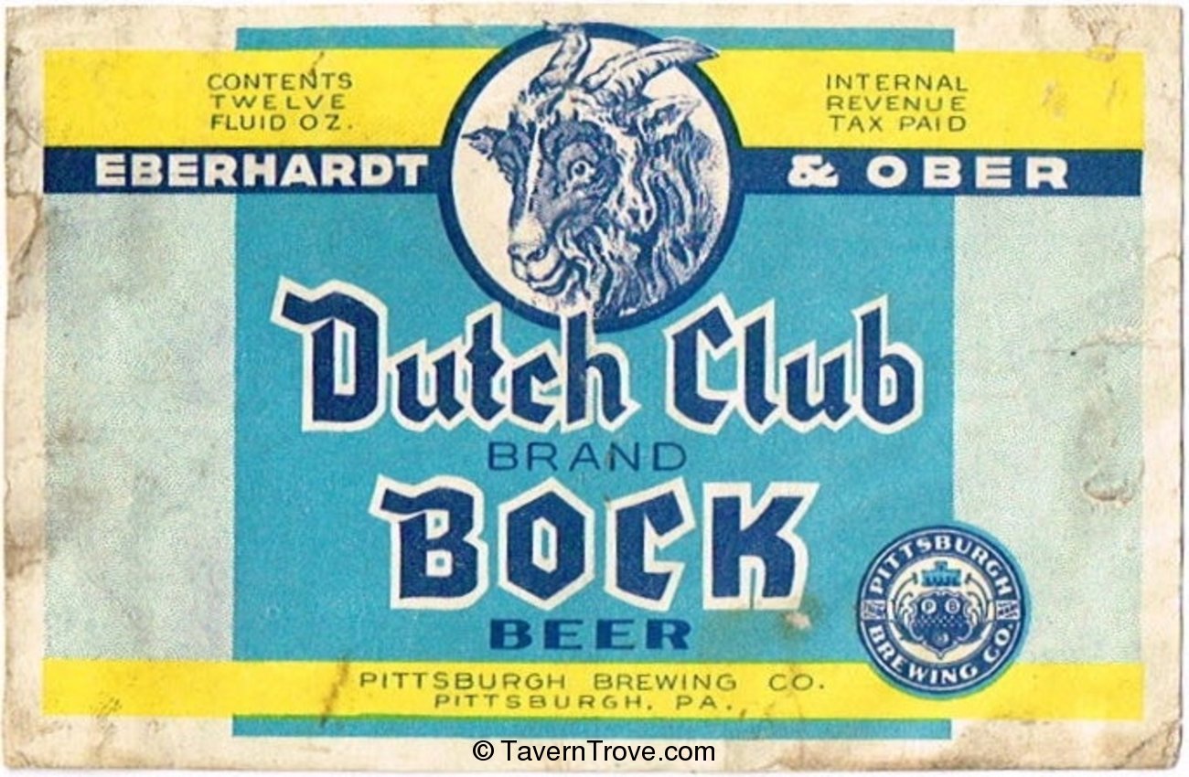 Eberhardt & Ober Dutch Club Bock Beer