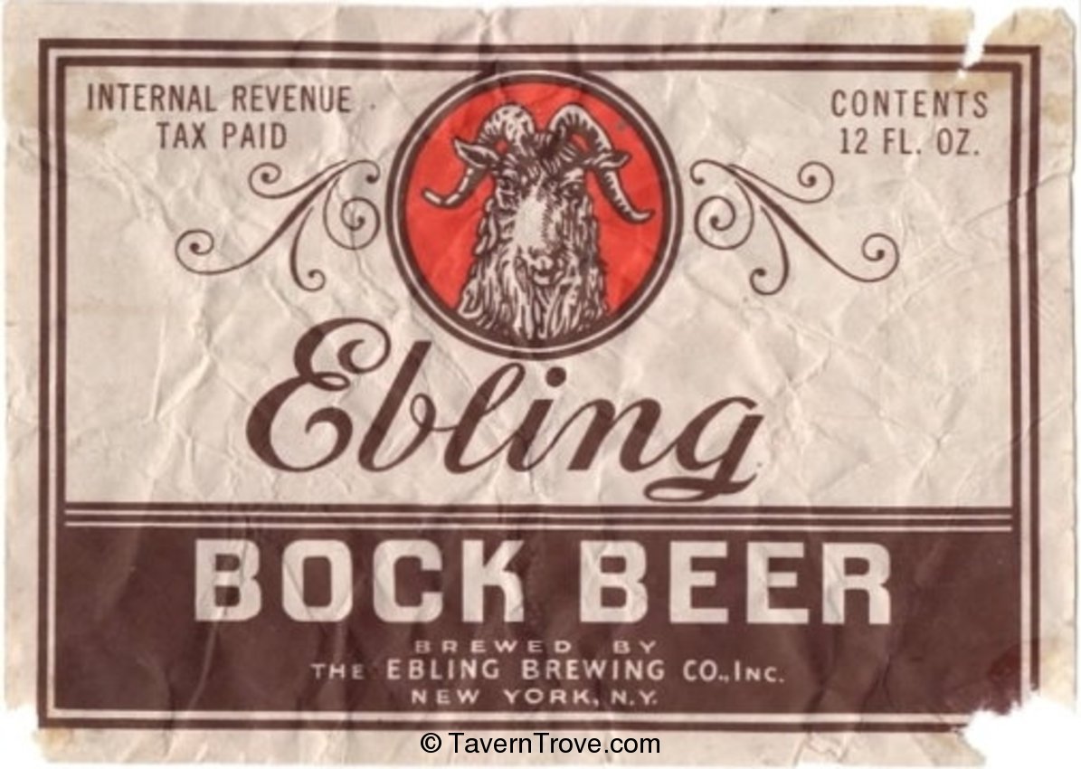 Ebling Bock Beer