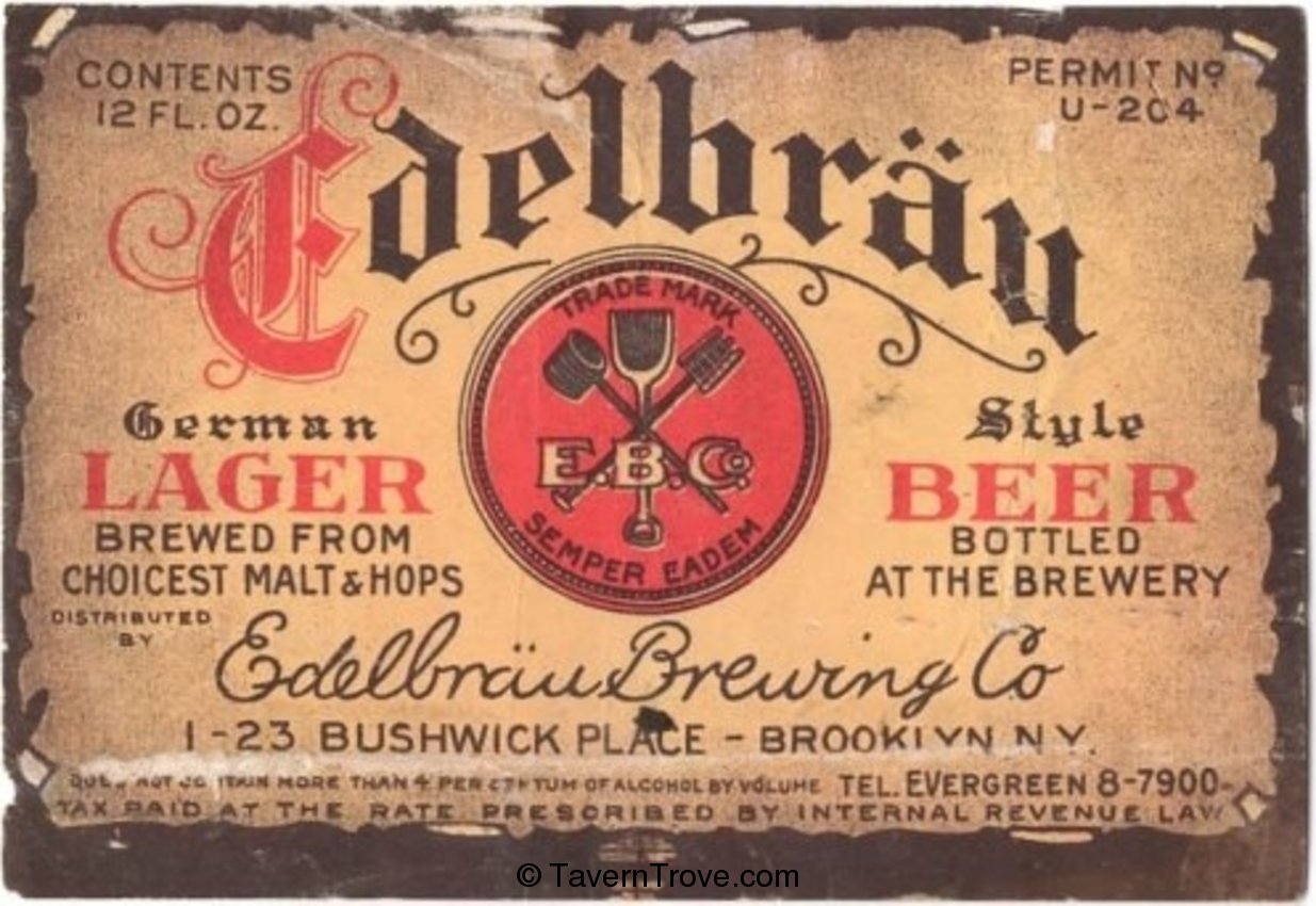 Edelbrau Lager Beer 