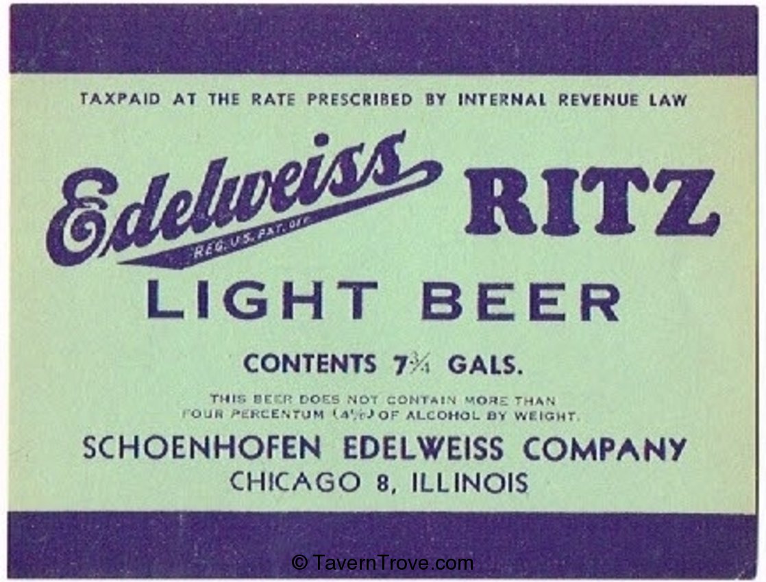 Edelweiss Ritz Light Beer