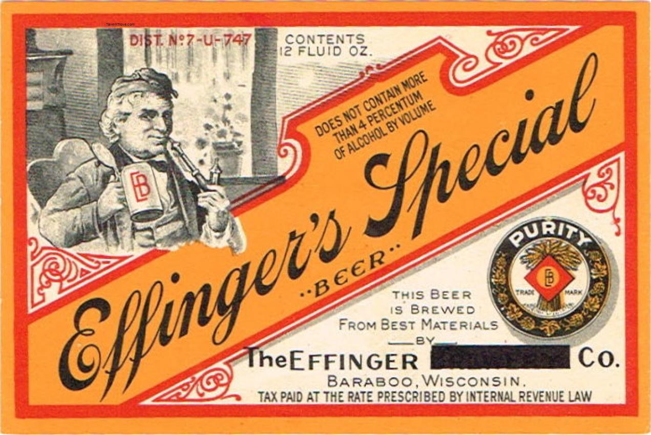 Effinger's Special Beer