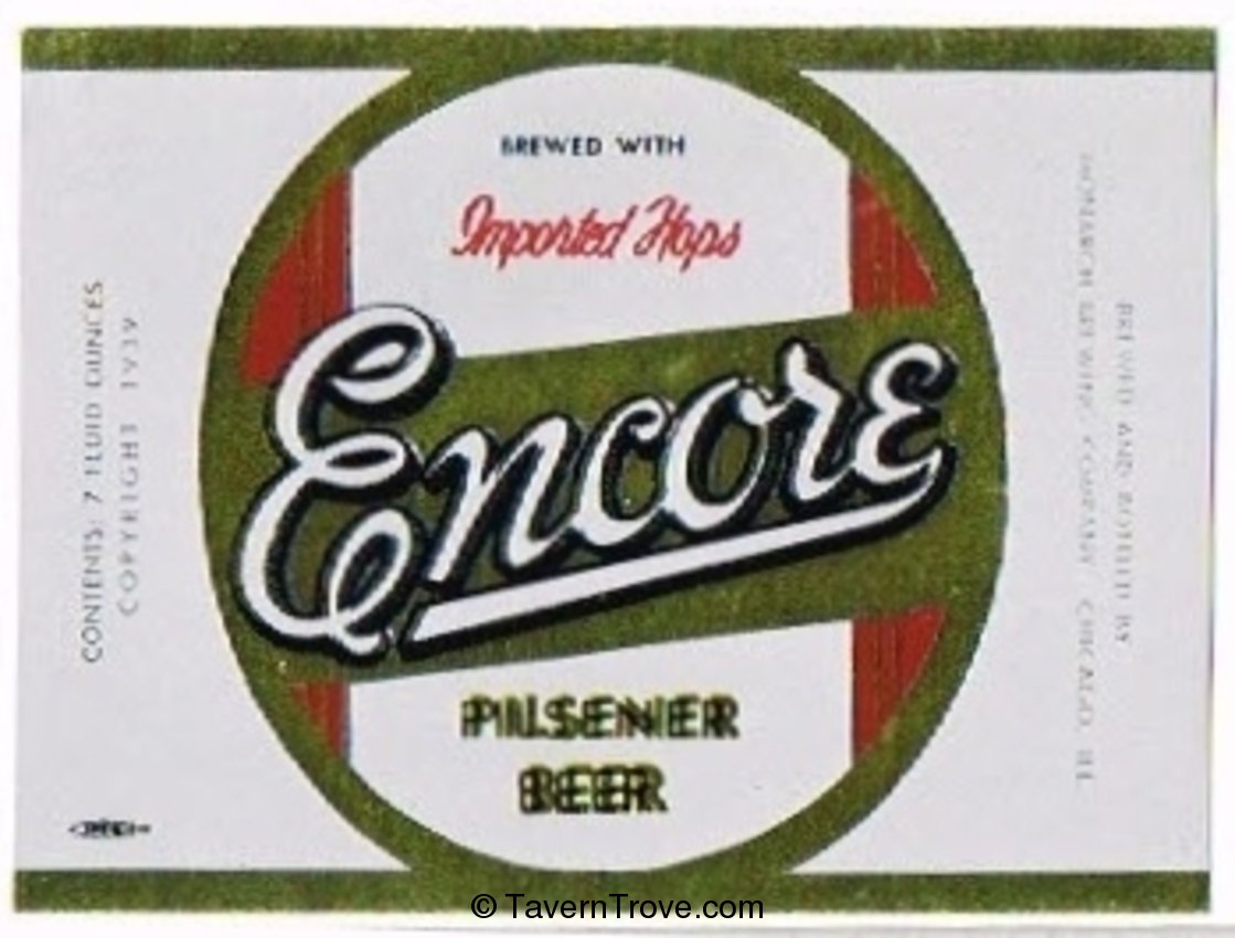 Encore Pilsener  Beer