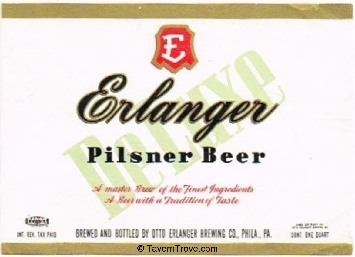 Erlanger Pilsner Beer 