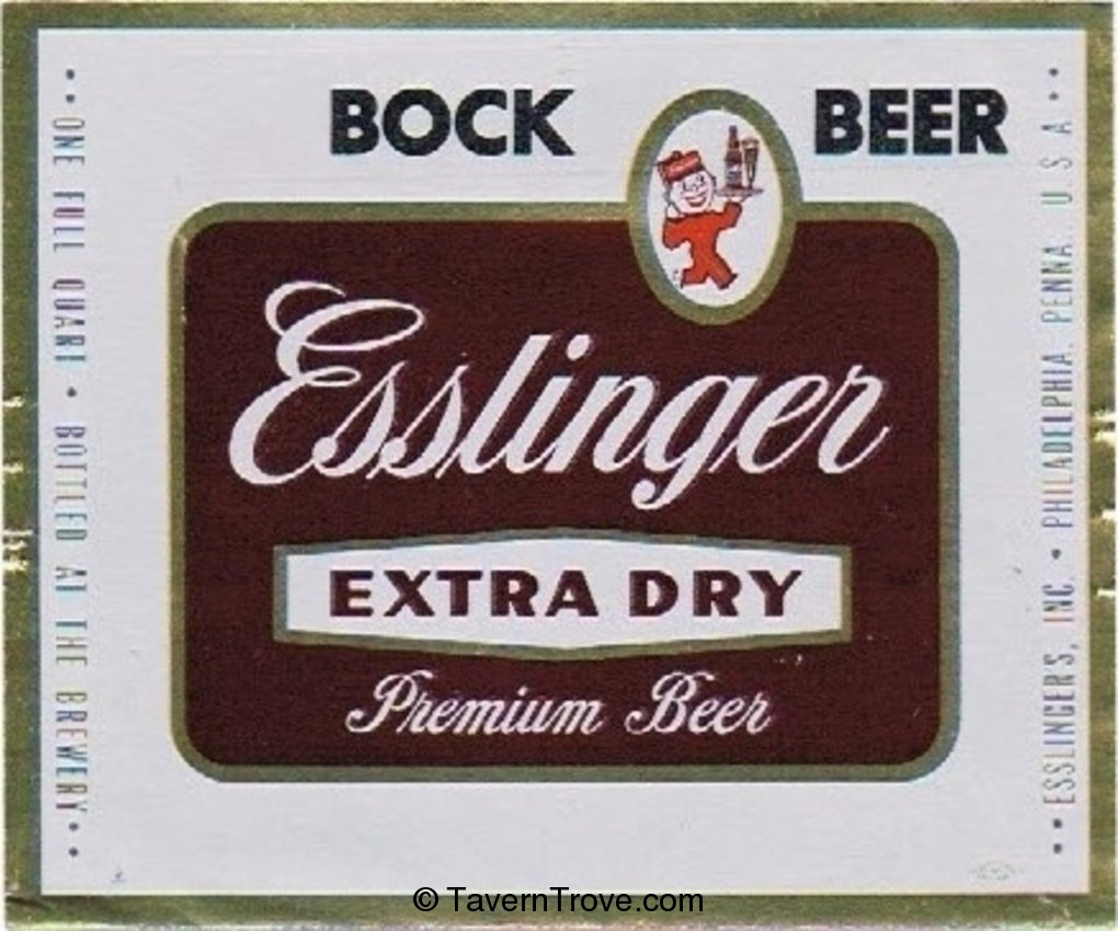 Esslinger Extra Dry Bock Beer