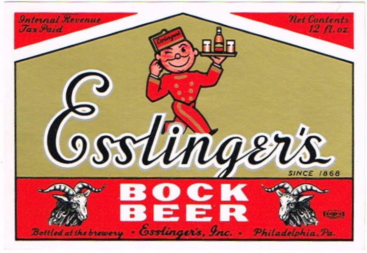 Esslinger's Bock Beer