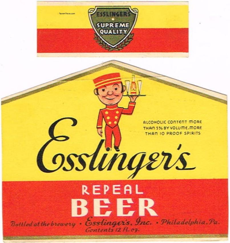 Esslinger's Repeal Beer