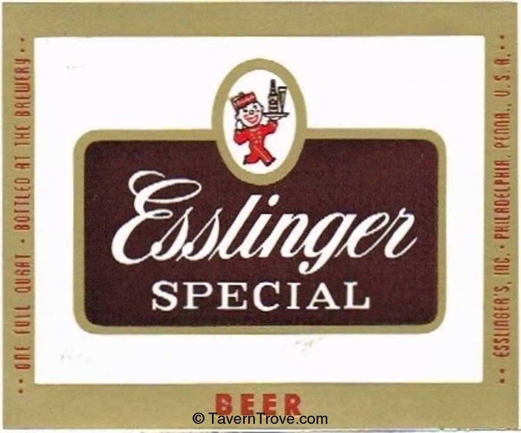 Esslinger's Special Beer