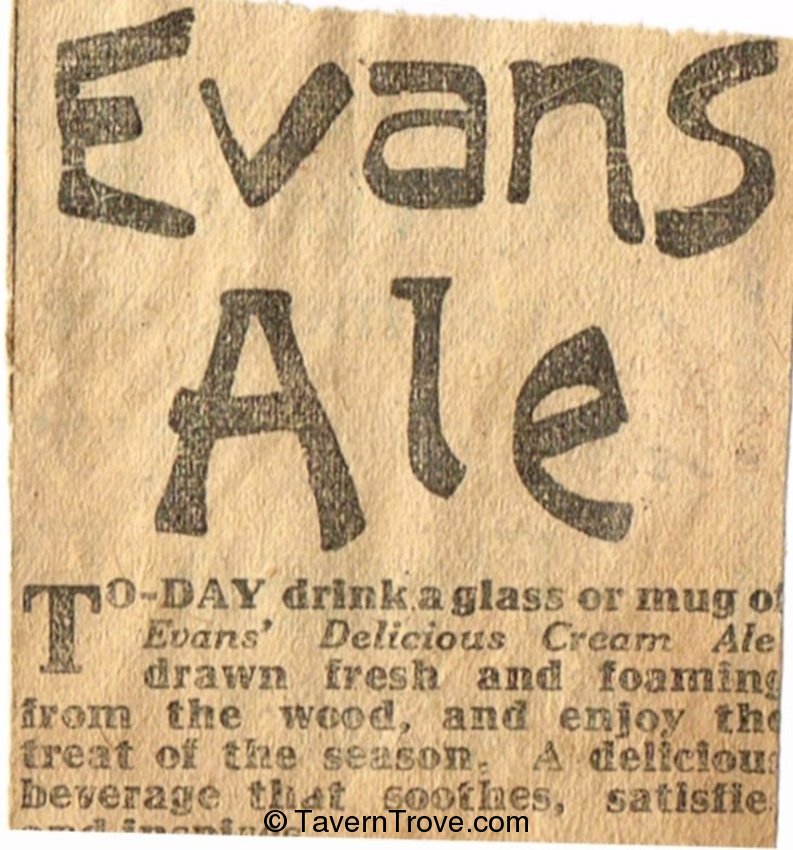 Evans' Ale