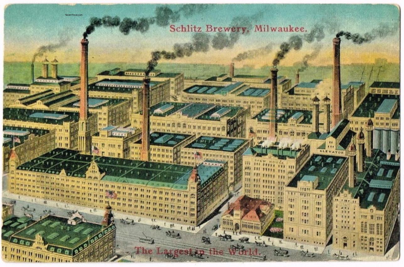 Schlitz Factory Scene