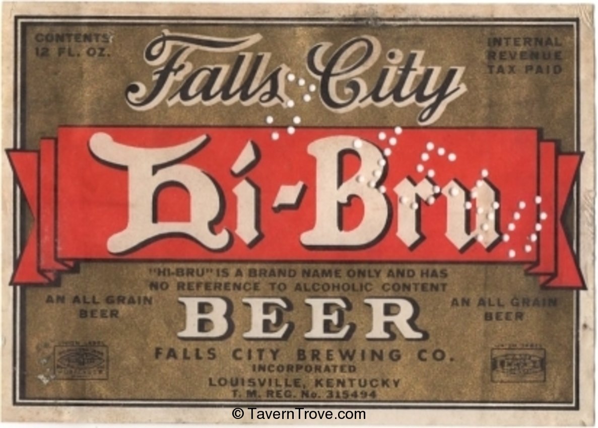 Falls City Hi-Bru Beer