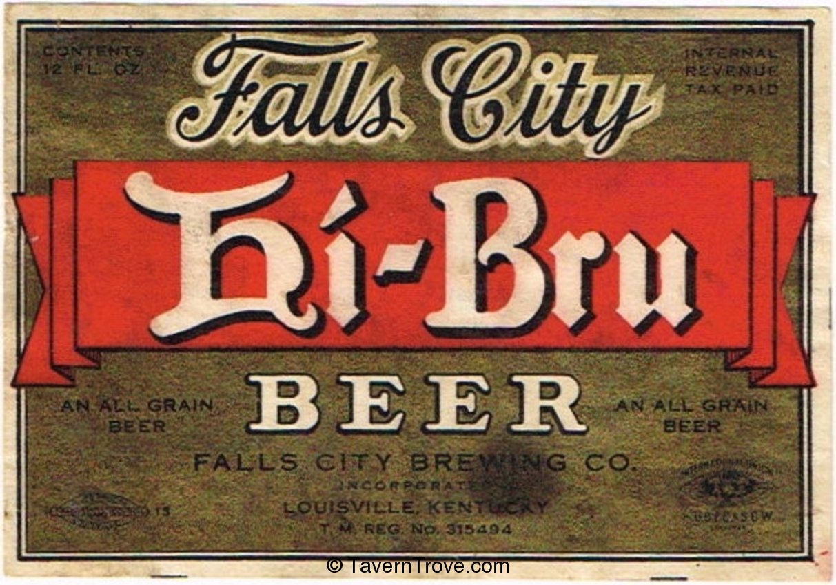 Falls City Hi-Bru Beer