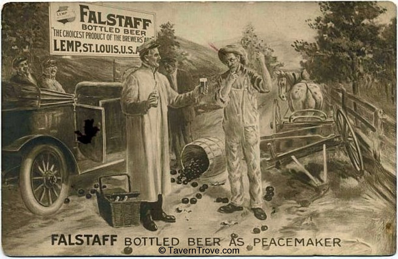 Falstaff Bottle Beer as a Peacemaker