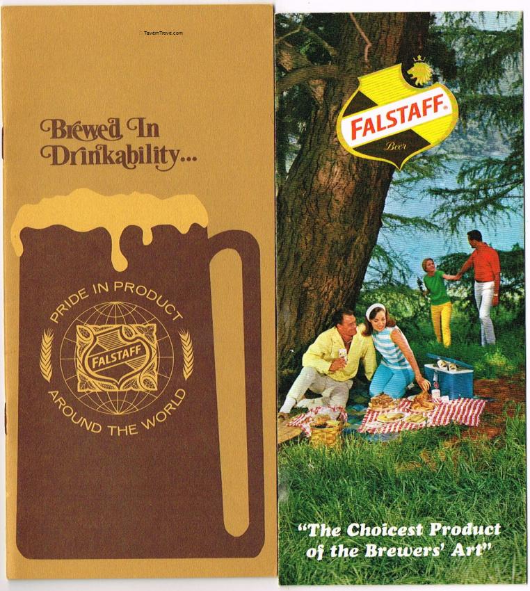 Falstaff Beer Lot of Two Brochures