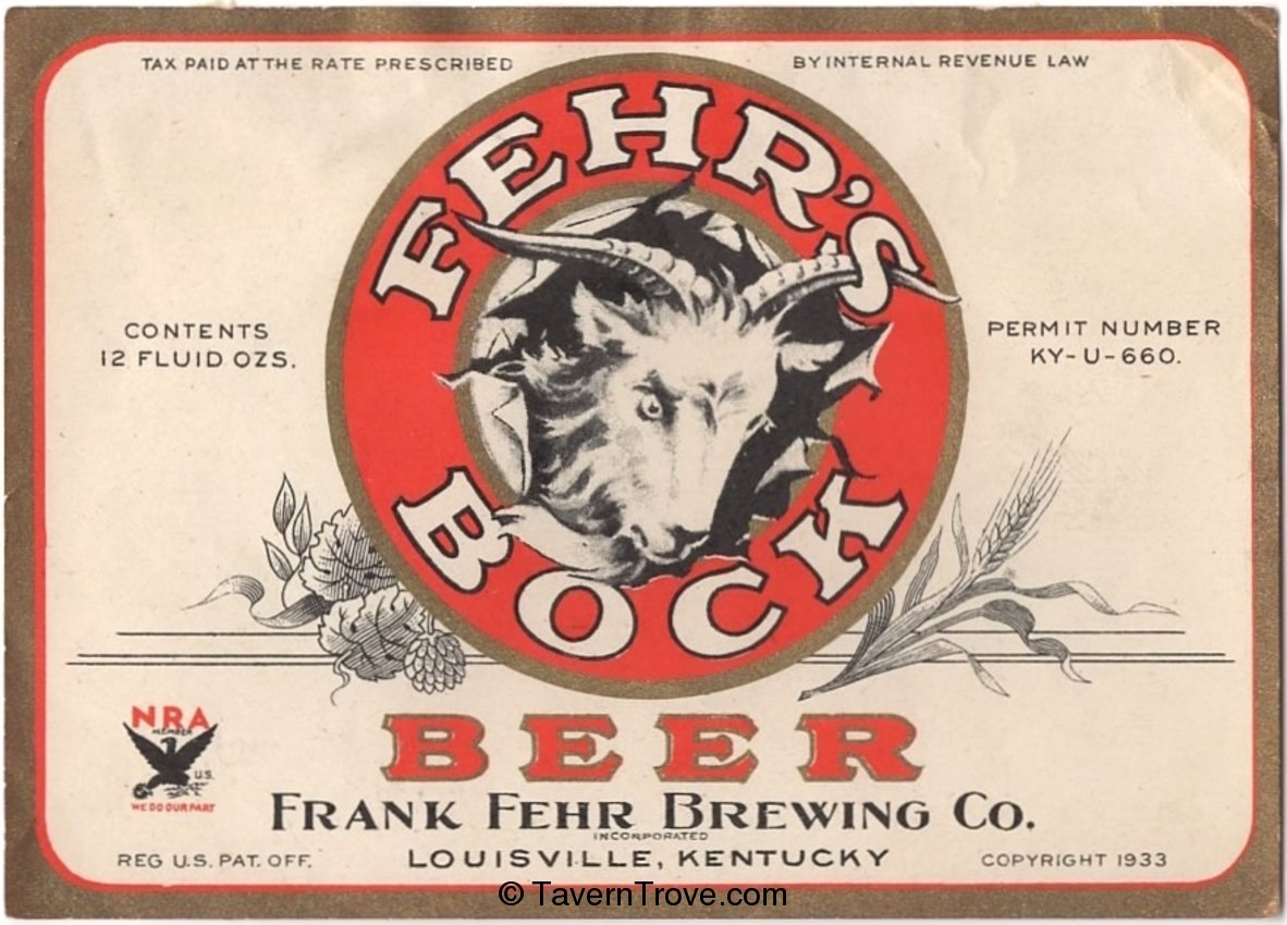 Fehr's Bock Beer