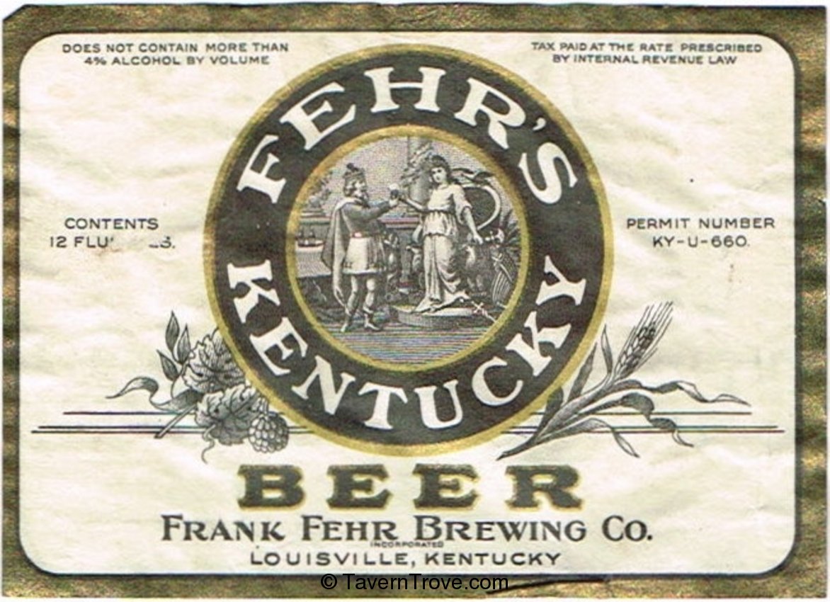 Fehr's Kentucky Beer