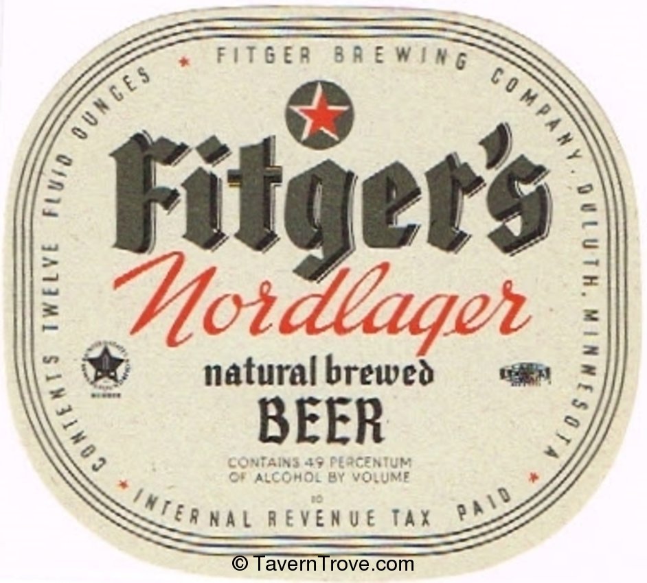 Fitger's Nordlager Beer