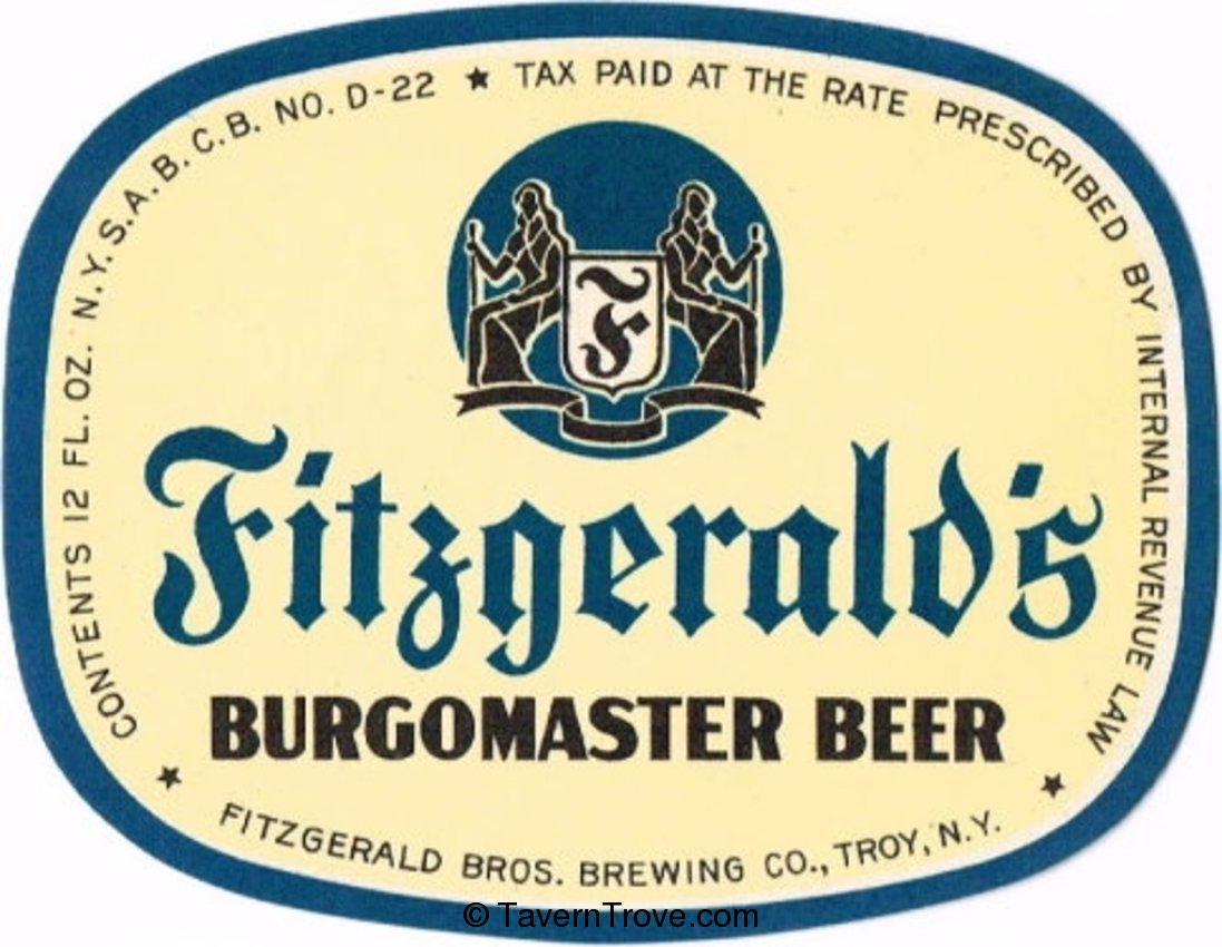 Fitzgerald's Burgomaster Beer 