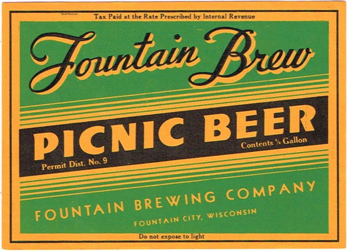 Fountain Brew Picnic Beer