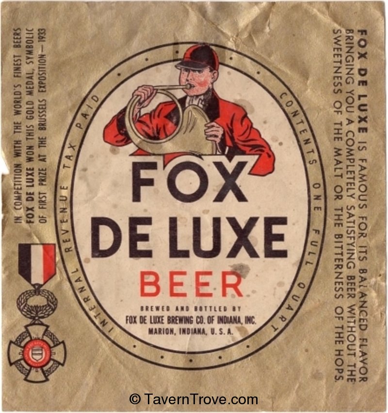 Fox De Luxe Beer