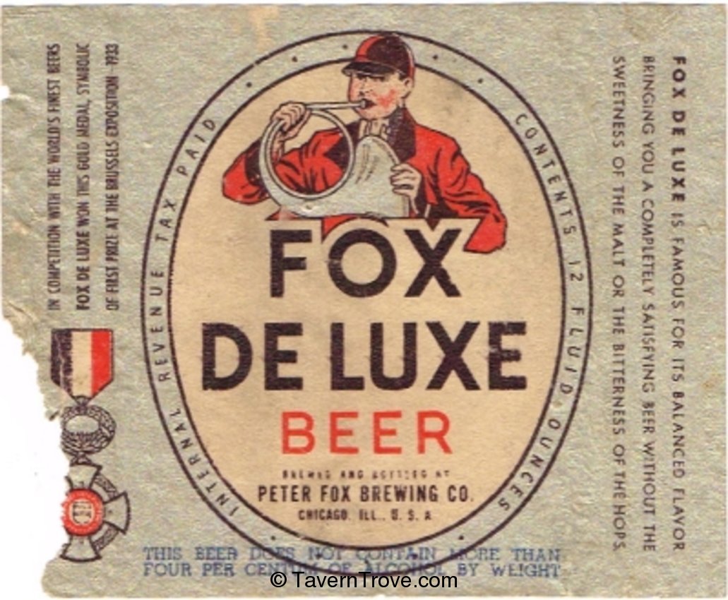 Fox De Luxe Beer