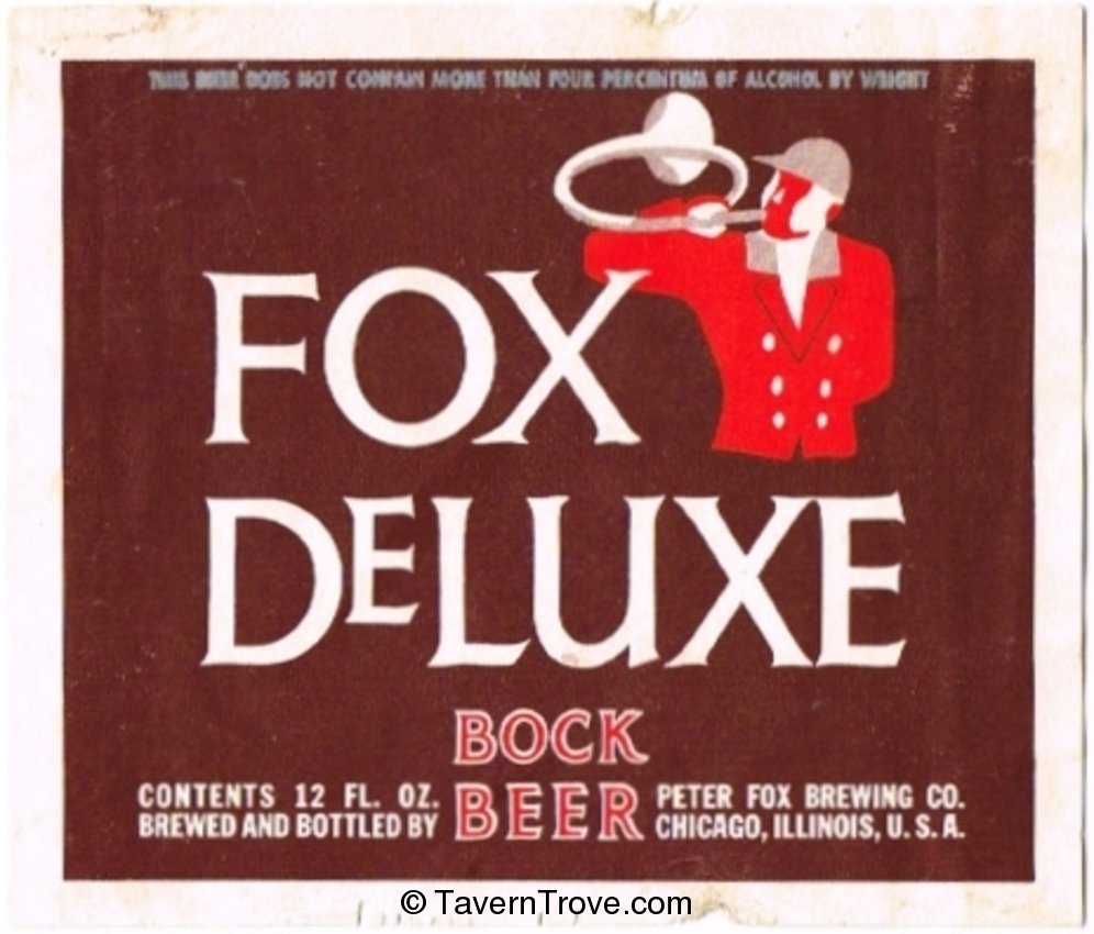 Fox De Luxe Bock Beer