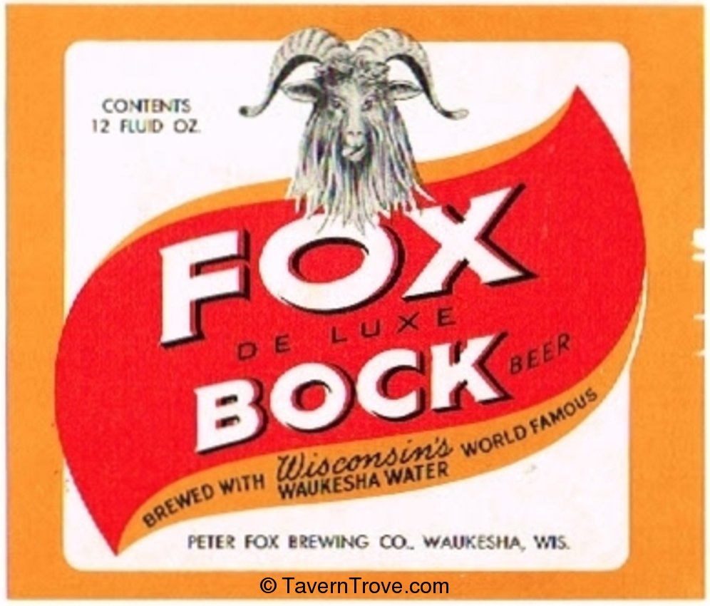 Fox De Luxe Bock Beer