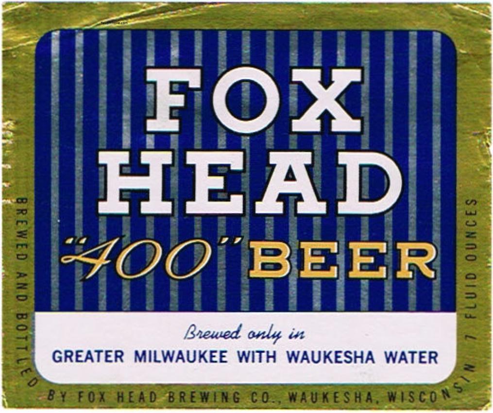 Fox Head 400 Beer