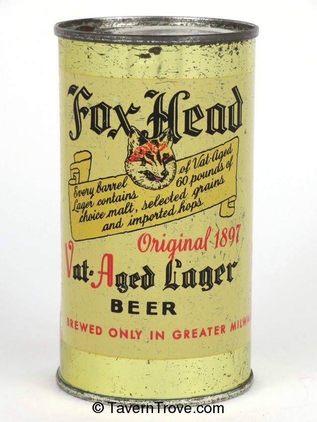 Fox Head Vat-Aged Lager Beer