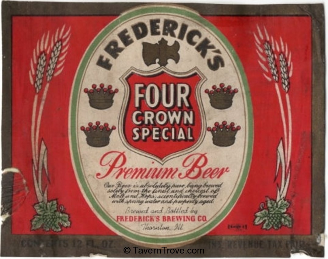 Frederick's Four Crown Special Beer