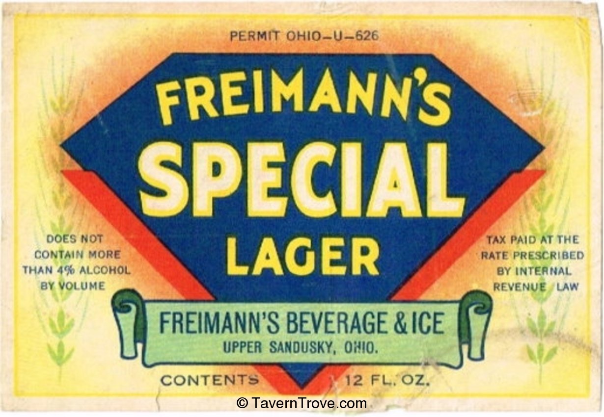 Freimann's Special Lager Beer