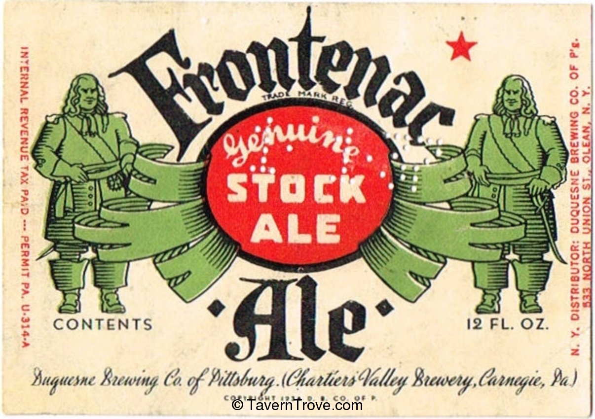 Frontenac Genuine Stock Ale