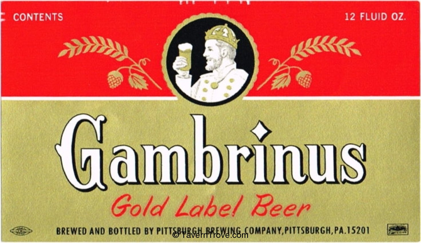 Gambrinus Gold Label Beer