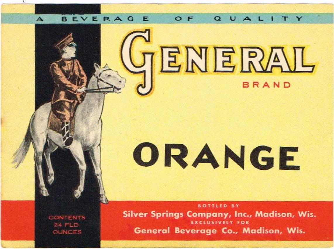 General Orange Soda Madison Wisconsin